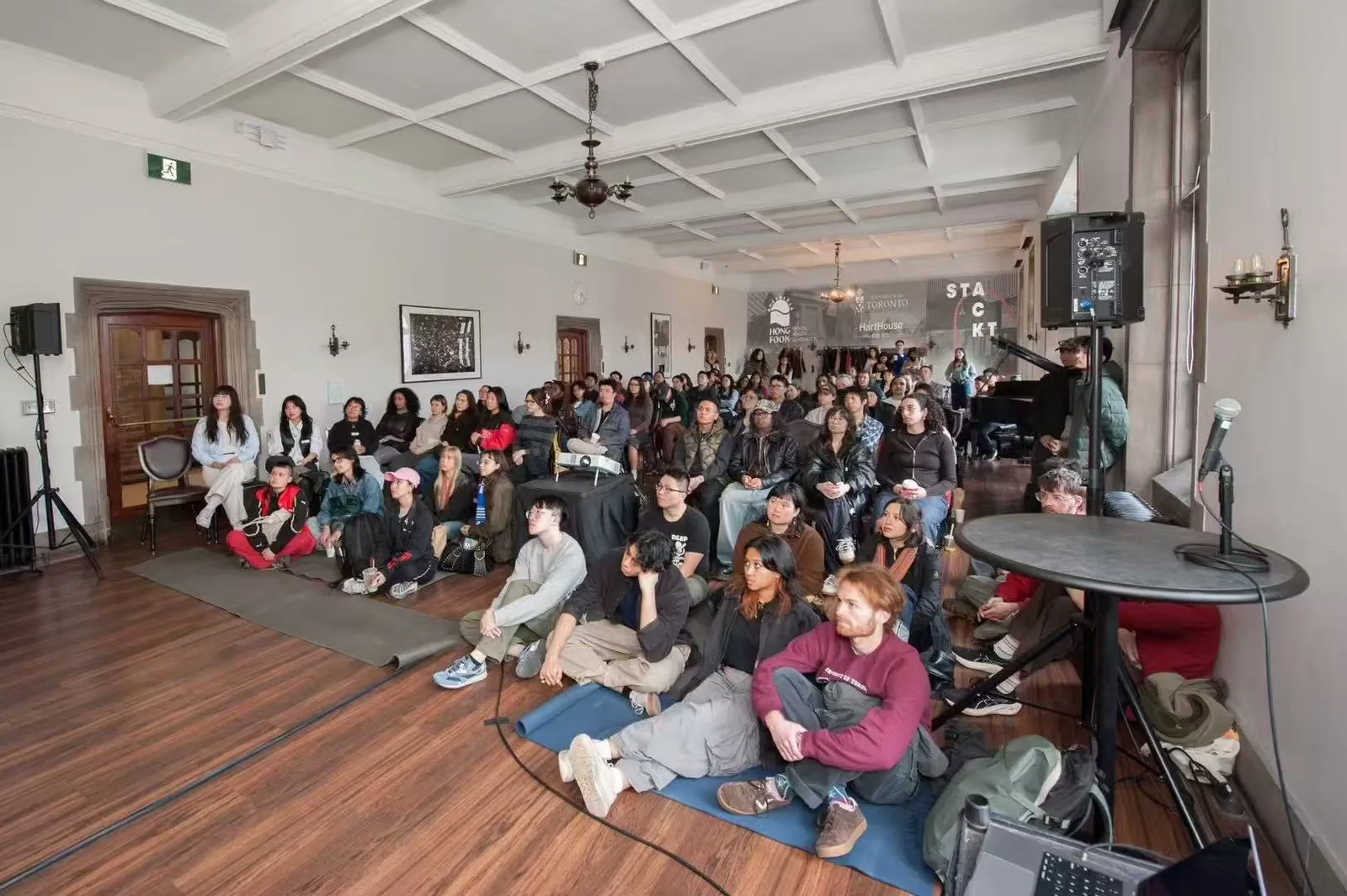 Audience gathered for the Interwoven Identities public program